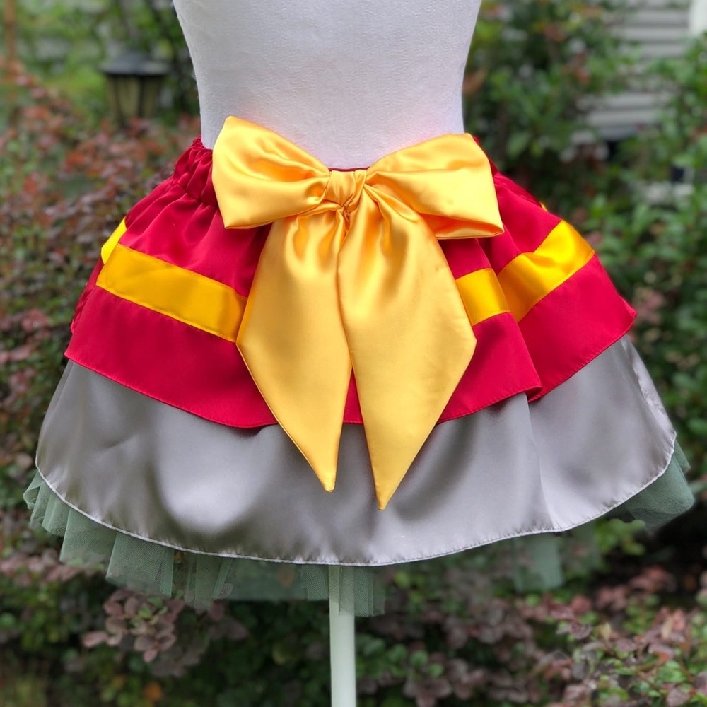 Dumbo running skirt Top Stitch 11 inch length 22 inch stretch waist with Bow